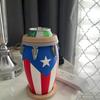 Conga-Style Can Holder Patriotic Flag Design 3D Printed PLA Cup Sleeve for 12oz Standard Cans Unique Gift for Music Lovers