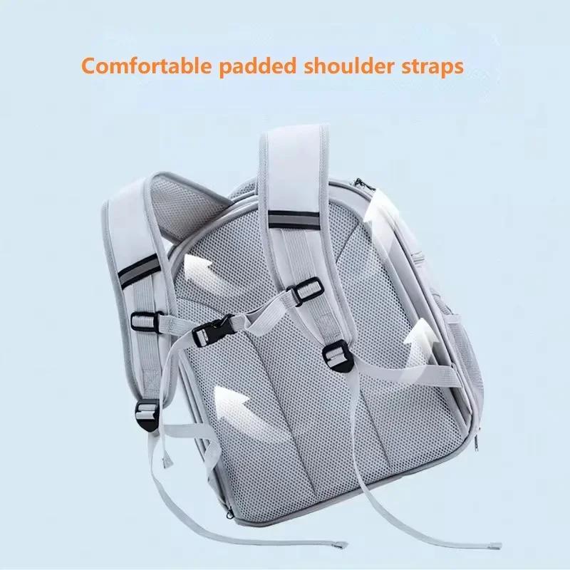 Pet Backpack Expansion Bag Large Capacity Breathable Portable Cat Bag Puppy Handbag Puppy Outdoor Travel Bag