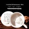 Multi-functional Inkstone with Lid - Ceramic Ink Dish & Holder for Calligraphy