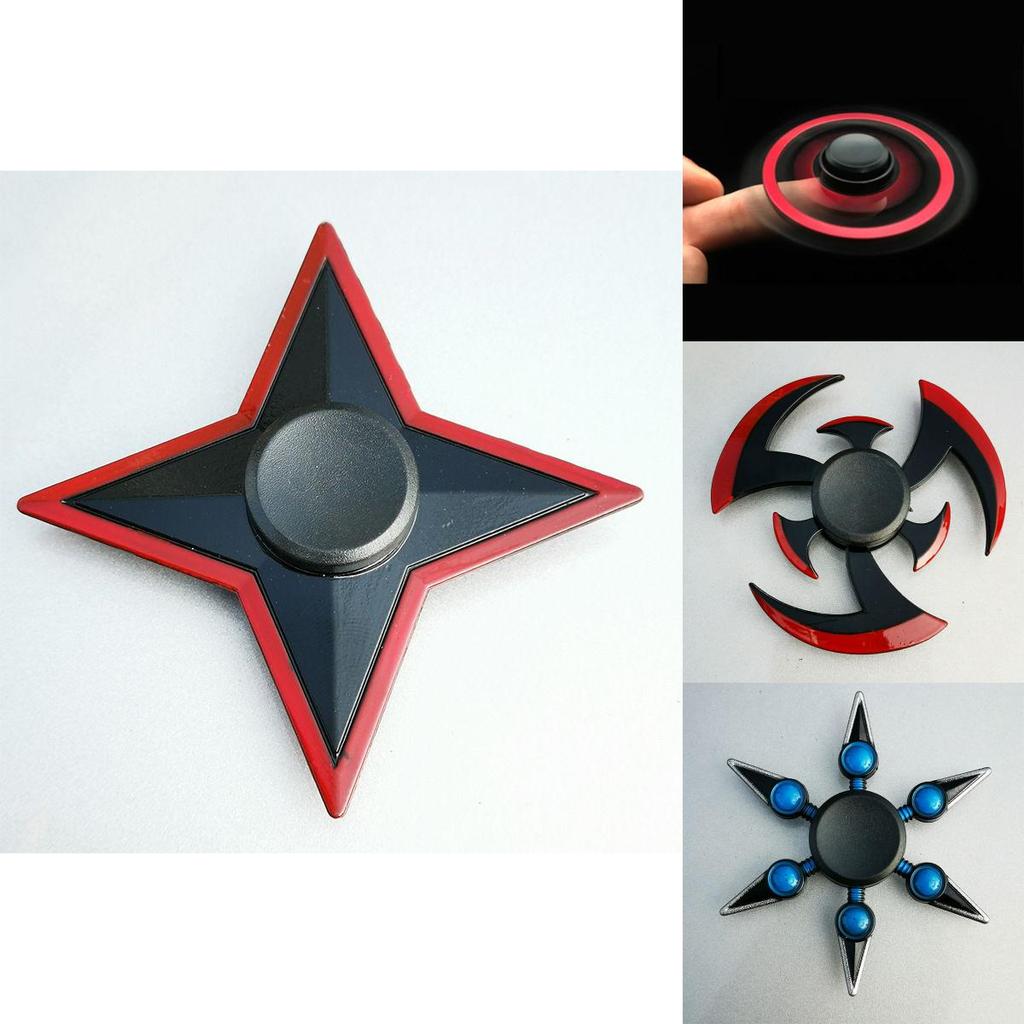 Naruto Shuriken Fingertip Spinner High-speed Rotation Antistress Toy For Kids And Adults