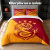 Galatasaray FC Design Bed Bedding Set 1 Duvet Cover + 2 Pillowcases Soft Breathable Household Bed Linens