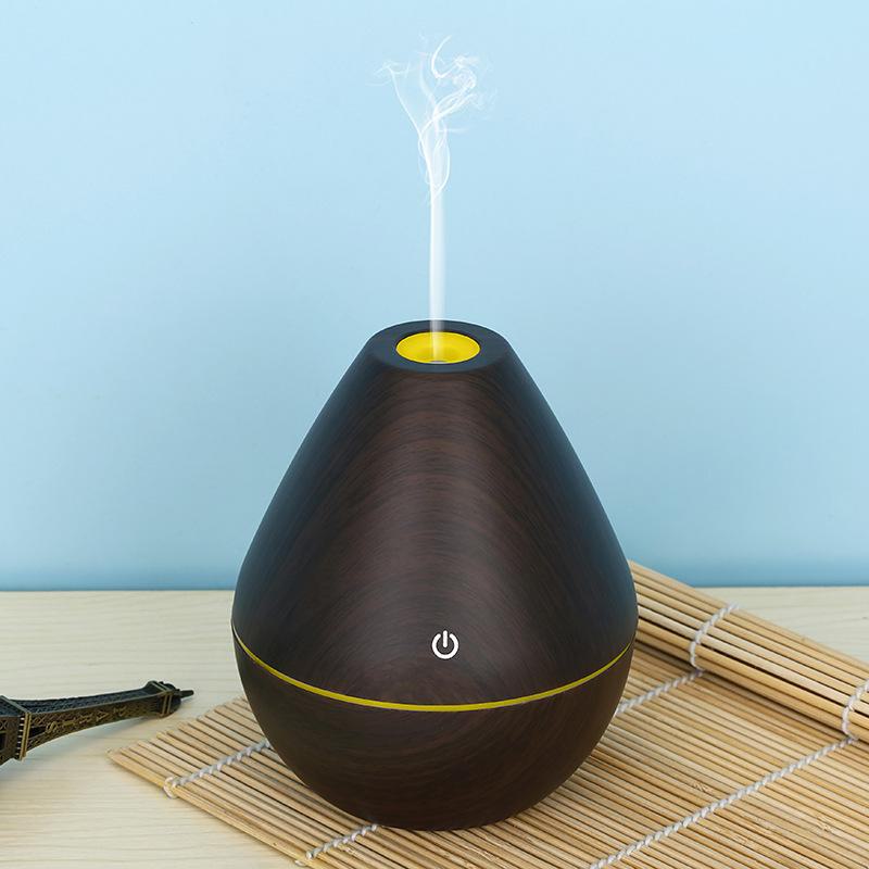 Creative USB Fog & Wood Grain Aromatherapy Humidifier with Custom Logo Option