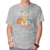 Unisex Crew Neck T-Shirt State of Mind Graphic Short Sleeve Casual Tee