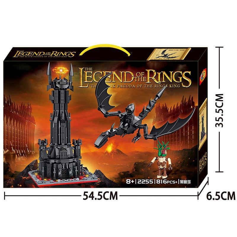 Herr der Ringe Barad-dûr Saurons Turm Modellbausteine Set für Jungen 6-in-1 Bausatz