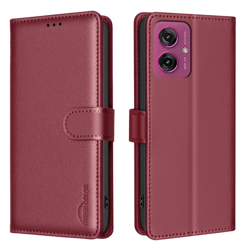 Wallet Flip Anti-theft Case For Motorola MOTO G15 G05 E15 G35 G55 G45 G75 5G MotoG05 Leather Cover RFID Blocking Protective Bags