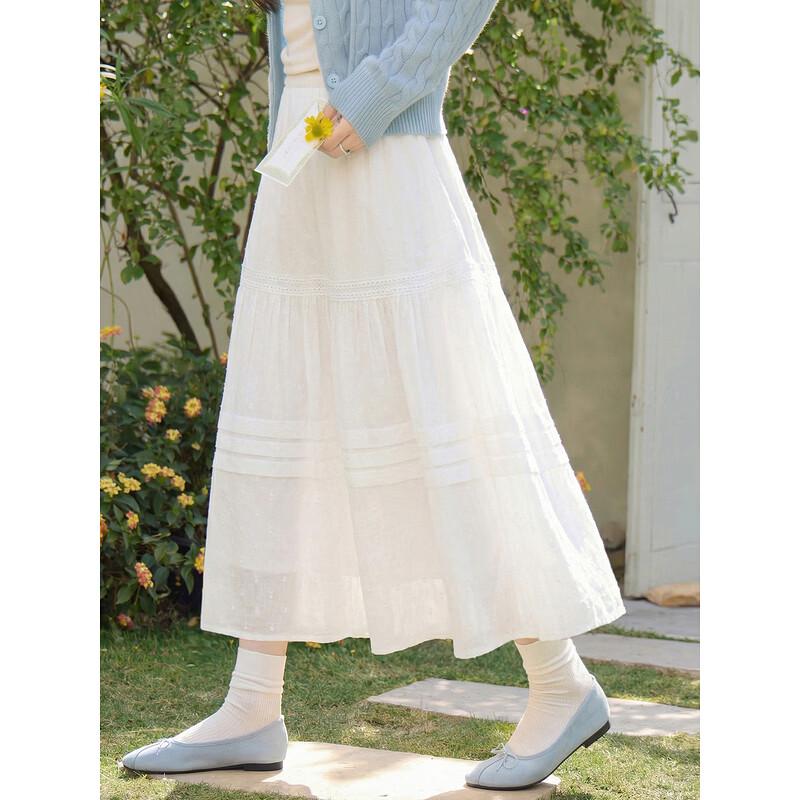 Women s High-Waist A-Line Ruffle Skirt S