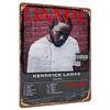 Kendrick Lamar DAMN Album Cover Vlastní plechová cedule Nástěnná dekorace Domácí dekorace pro hudební fanoušky