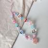 Cute Sweet Star Heart Love Beaded Phone Lanyard Strap Keychain Pendant Phone Chain Wrist Rope Bag Ornament Girl Phone Charm Gift