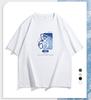Fosroe Short Sleeve Summer with a Cute Bear Available In Plus Loose and Men's T-Shirt Print, Sizes, Fit, Soft, Comfortable, Unisex, White-3XL