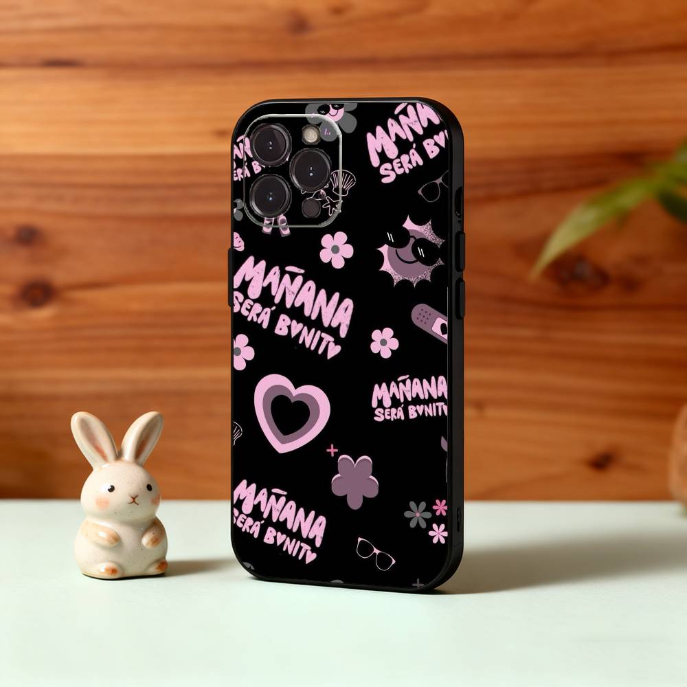 Singer K-Karol G Amargura Phone Case For iPhone17,16,15,14,13,12Plus,Pro Max,XS,5G Soft Silicone Black Cover