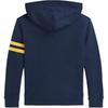 Polo Ralph Lauren Hoodie Kids Letter Animal Print Hooded Pullover Long Sleeve Kids Hoodies Navy-Blue 323960441-001