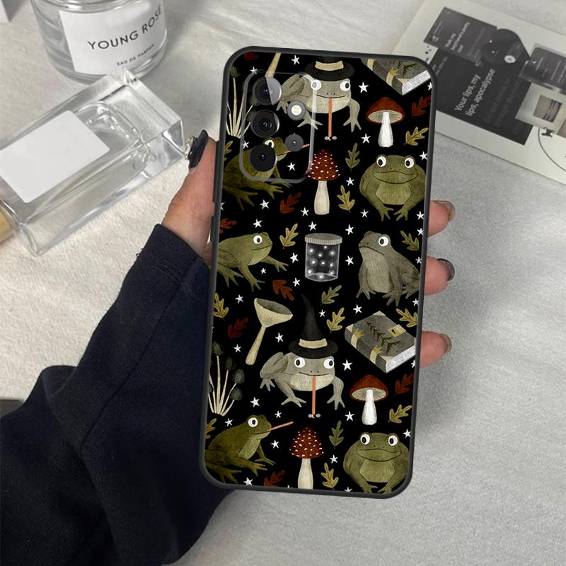 Witch Frog Case For Samsung Galaxy A54 A34 A14 A36 A56 A06 A13 A53 A32 A12 A22 A52 A35 A17 A16 A55 A15