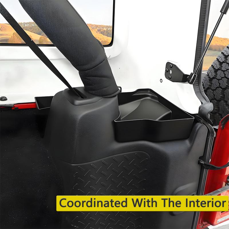 Car Rear Trunk Side Organizer Tray for Jeep Wrangler JK JKU Sahara Rubicon 2011-2017 Trunk Tools Storage Box Car Accessories