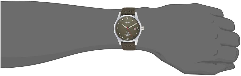 TRIWA TIME FOR PEACE HUMANIUM 39 HU39GR-CL080912 Men's Humanium Metal Green Watch [Official Import]