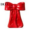 Dried Flower Holder Ceramic Bow Vase with Star, Decorative Flowers Vase, Creative Romantic Home Accessories Arrangement for Living Room Table