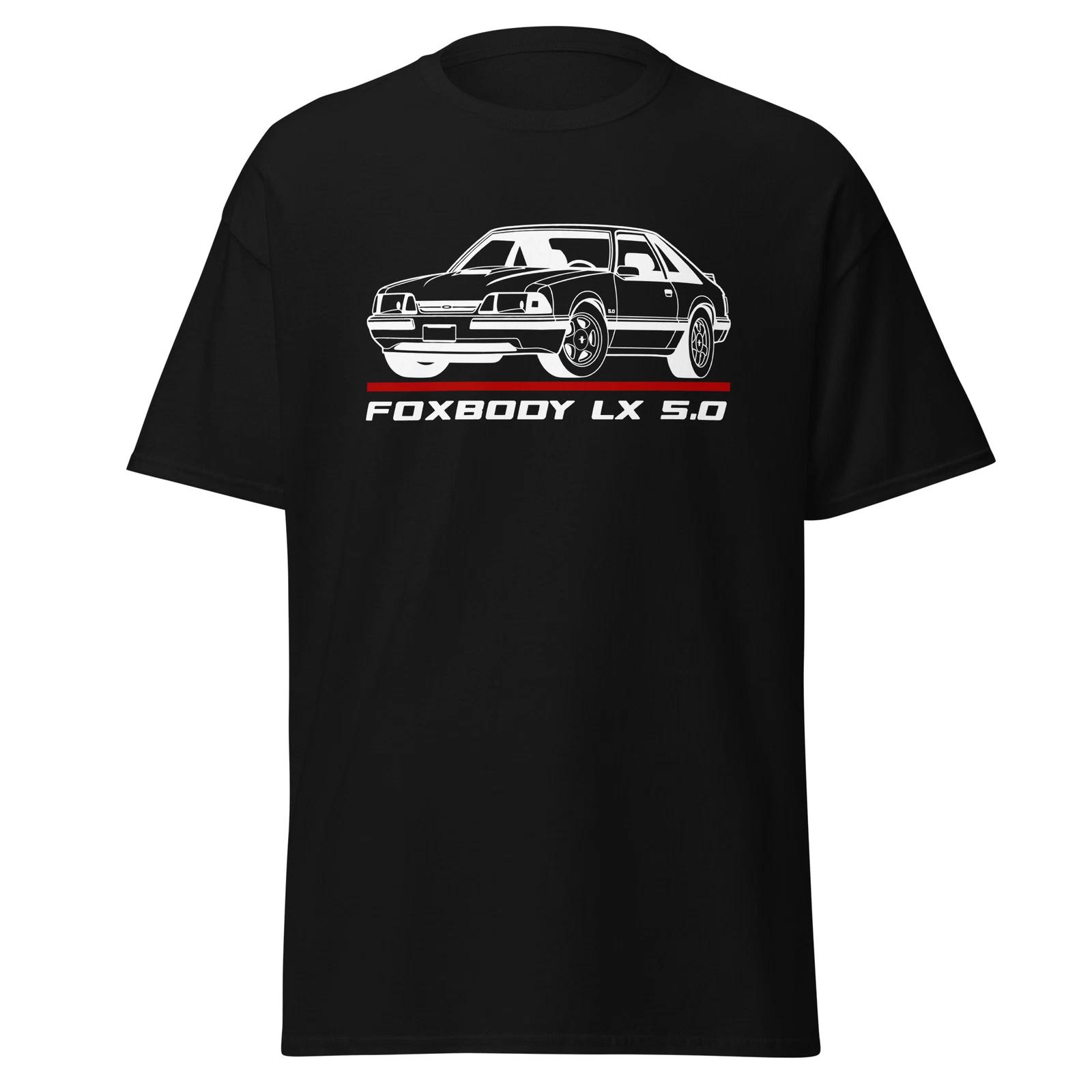 T-Shirtd Mustang Foxbody LX 5.0 Car Enthusiast Birthday Gift XS