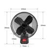 21V Cordless Rechargeable Electric Fan Outdoor Lithium-Ion Electric Fan Portable Makita Interface Camping Shenqi