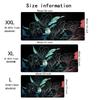 Foral Art Mouse Pad Large Gaming Computer Office Mousepads Xxl Rubber AntiSlip Laptop Keyboard Table Mats Game Long Desk Pads