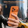 Skyddande fodral case för iPhone 17 Pro Max Magpeak Magsafe CC - matt orange
