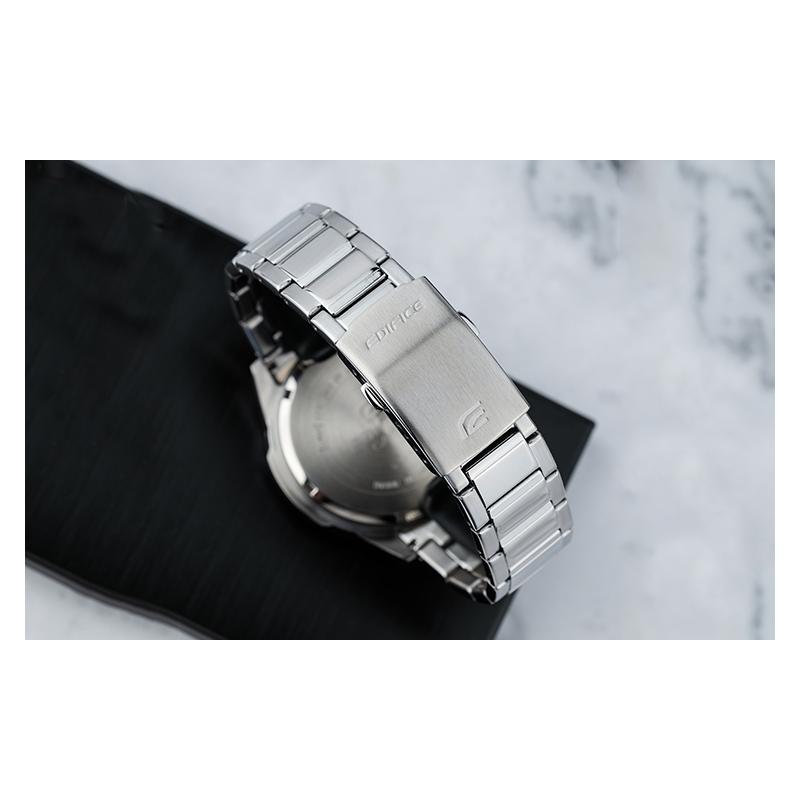 Casio EDIFICE Creative Earth Voděodolný Křemenný Strojek Nerezový Pásek Japonské a Korejské Hodinky Pánské Hodinky Černý Ciferník EFR-303D-1AVUPR