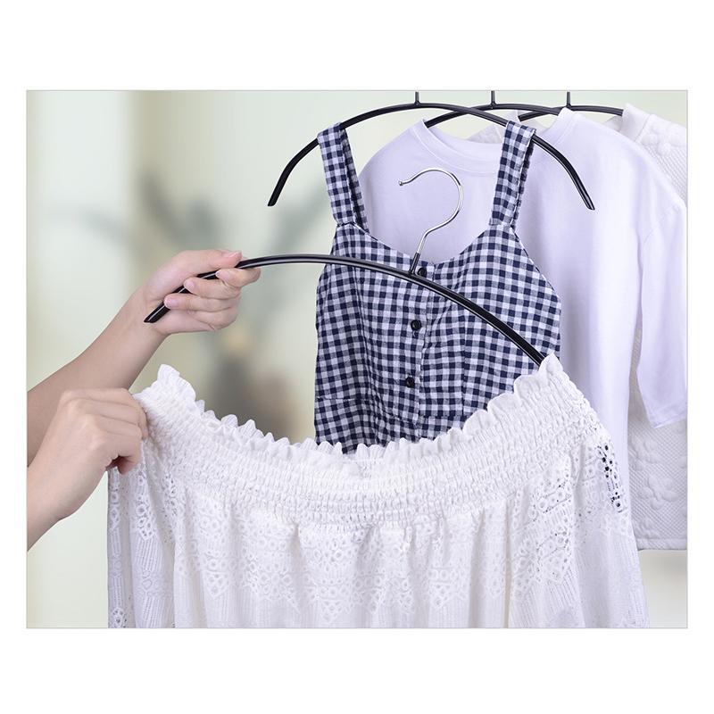 Hangers With Non-Slip Pads Clothes Hangers Perfect For Dresses Blouses And Pants Shirts Ties Scarves And Sweaters