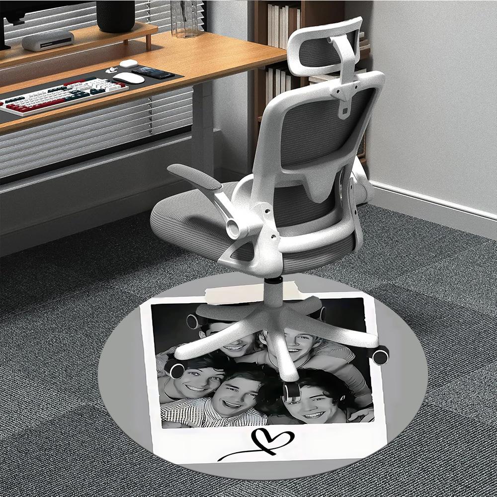 

1pc One Direction Music Band Office Round Area Rug, Under Office Chairs Bedroom Living Room Home Decor, Room Decoa1016276 80cm by 80cm