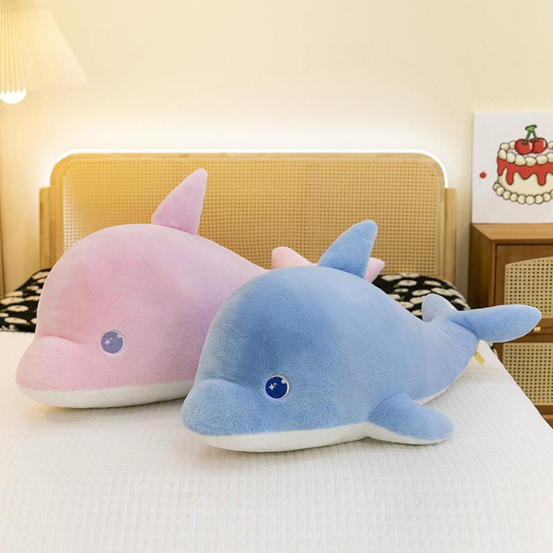 Cute Cartoon Dolphin Plush Toy Children Toy Pillow For Sofa And Decoration Room