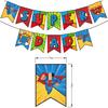 Supper Dad Banner, Happy Father's Day Banner, Happy Dad's Day Decorations, Best Dad Father's Birthday Garlands Decorations for Fathers Day Home Decor