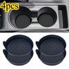 4pcs Black Silicone Car Cup Holders with Non-Slip Inserts -Fit for All Vehicles, Easy-Clean Design,Cup Holders for Vehicles