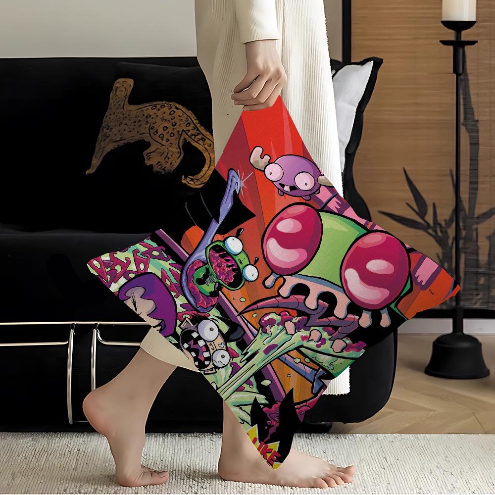 I-Invader Z-Zim Cartoon Pillow Gifts Home Office Furnishings Bedroom Sofa Car Cushion Cover Case 45x45cm 16x16Inch