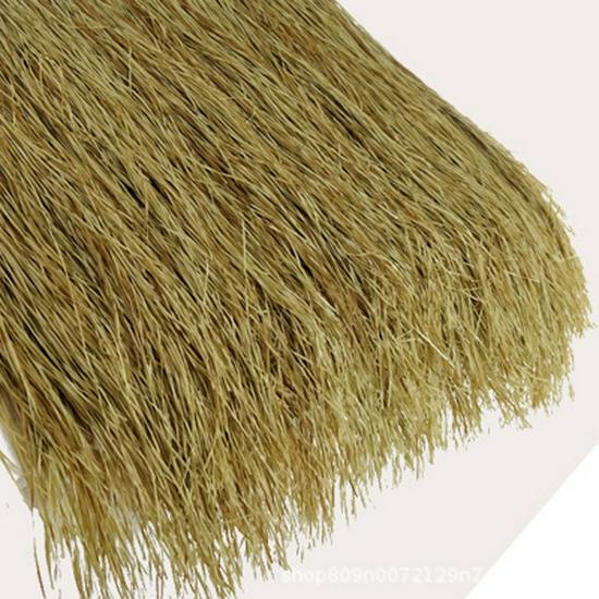 Material Decorativ Ignifug Ultra-Fin cu Aspect de Acoperiș din Stuf Simulat