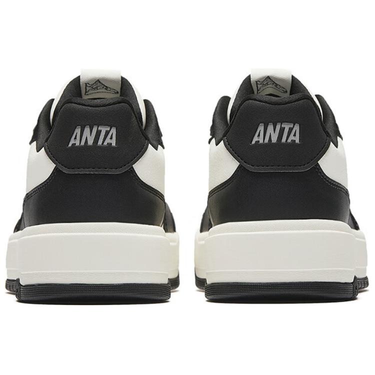 Anta 982 Moon Shadow Comfortable Versatile Non-Slip Wear-Resistant Low-Top Skate Shoes Women sneaker White Black 122518060-5