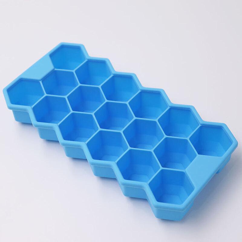 Commercial 17-Grid Honeycomb Silicone Ice Cube Tray
