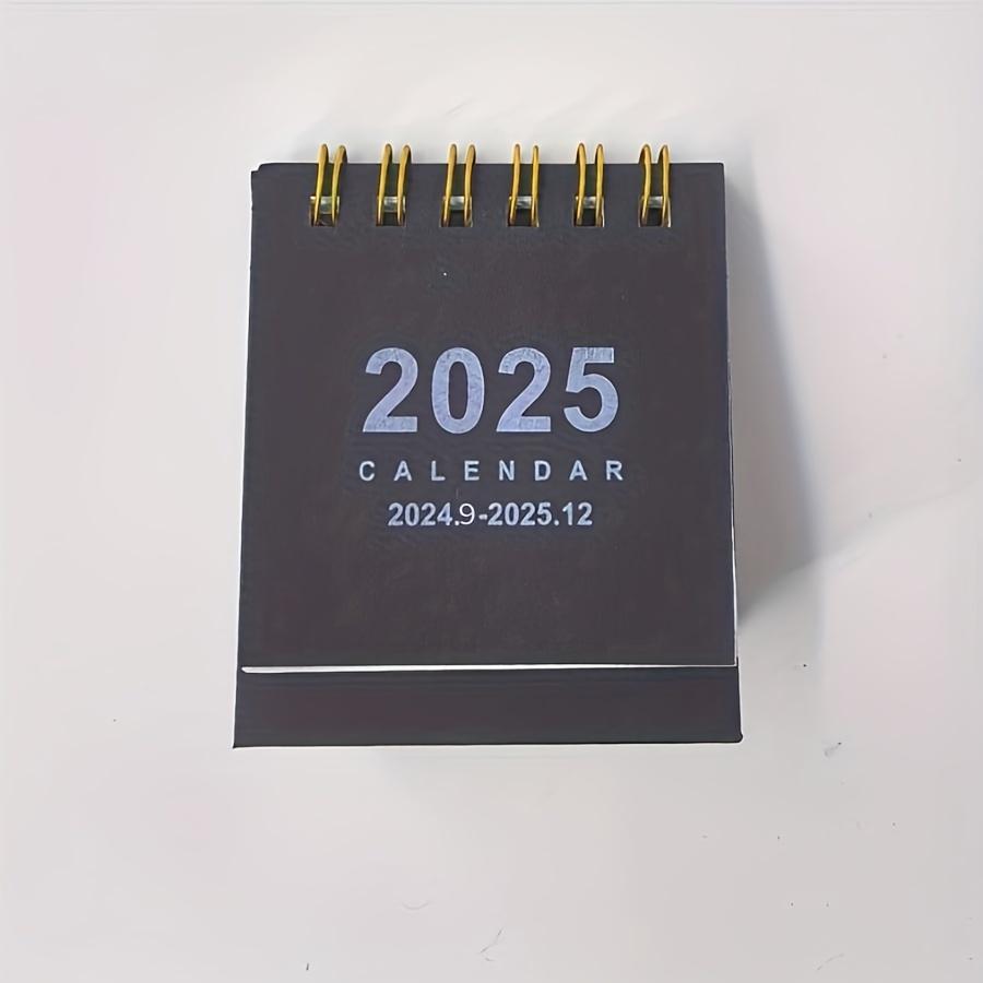 2025 Flip Desk Calendar with Notepad - Ideal for Office & School Decor, Back-to-School Essential