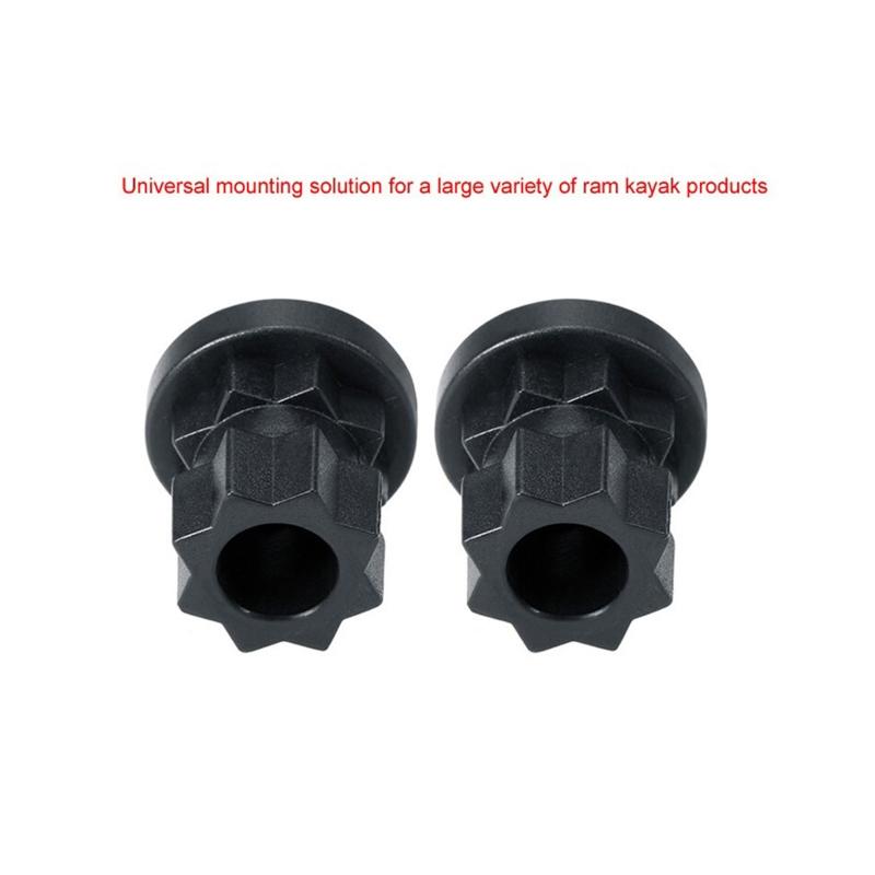 2Pcs/set Mount Track Mounting Base Track Attachment Adapter Kayak Boat Canoe Fish Rod Accessories Kayak Track Mount