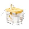 Cat Water Dispenser with Pump Filtered Water Mute Water Shortage Auto Power Off Automatic Circulating Flow Drinker