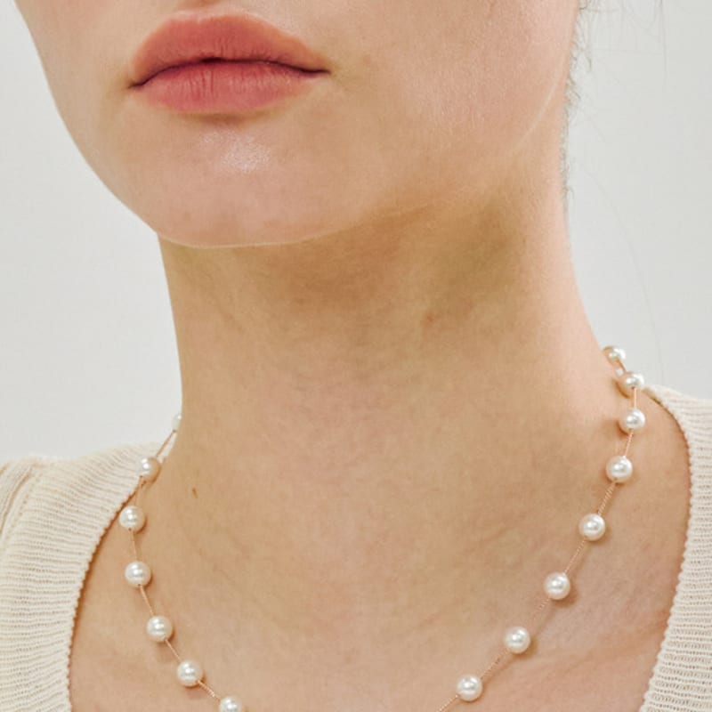 JYDDM 925 Point Pearl Necklace