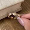 Enamel Drop Glaze Butterfly Ring Gentle Niche Design Temperament Open Index Finger Ring