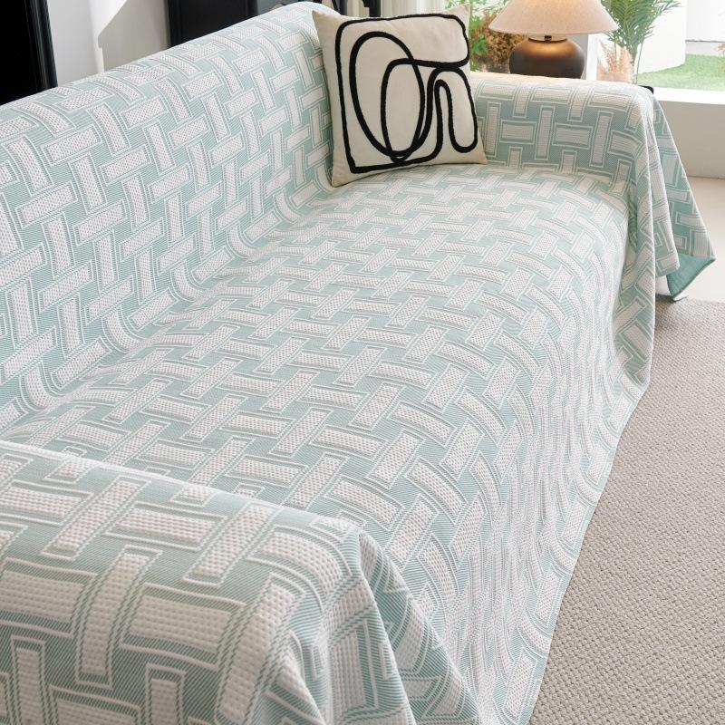 

Летнее ледяное шелковое прохладное дышащее полотенце для дивана Han Yue, универсальный чехол для дивана, пылезащитный чехол, цельный тканевый чехол для дивана, лето 180*130cm