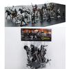 Mini Cavalry Knights Horse Toys Static Ancient Soldiers Model Toys as Decoration(12 Soldiers + 8