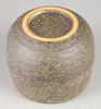 Sento Senga Pottery Iga Ware Rice Container with Black Persimmon Glaze 11-0243041
