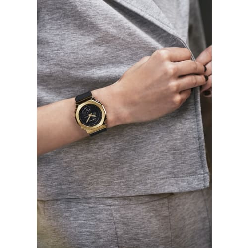 Casio Watch G-Shock Mid Size Model Metal Covered GM-S2100GB-1AJF Black