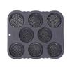 12-Cavity Silicone Hamburger Bun Baking Mold