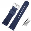 For Cartier Calibre London Tank Strap W7100056/WSCA0006W7100037/W7100041/7100015 Man Fluoro Rubber Silicone Watchband 23mm 24mm