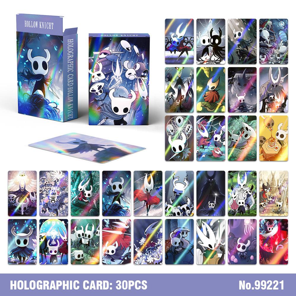 30 Stück Hollow Knight Hornet Silksong LOMO Sammelkarten Set Box