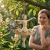 Elegante Ballerina Figur Ballettänzerin Hängender Pflanzer Skurriler Sukkulenten Pflanzer Innendekoration