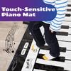 Tapete de piano infantil com 24 teclas, 4 modos de jogo exclusivos, 8 sons de instrumentos musicais | Tapete musical para teclado e brinquedos |
