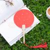 Xuan Paper Blank Painting Fans Round Paper Hand Fan Art Hand Fans Mini Graffiti Fans  Children