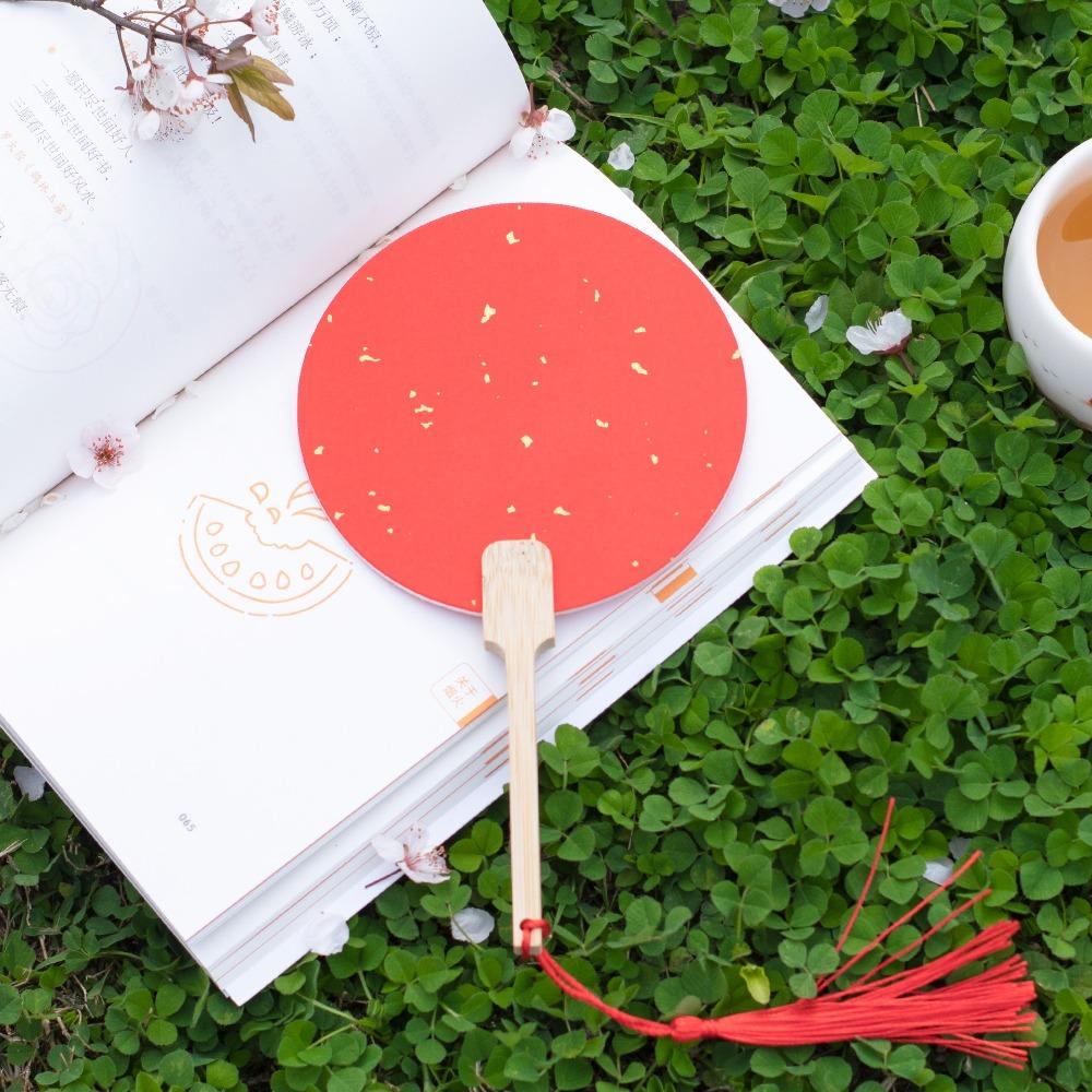 Xuan Paper Blank Painting Fans Round Paper Hand Fan Art Hand Fans Mini Graffiti Fans Children