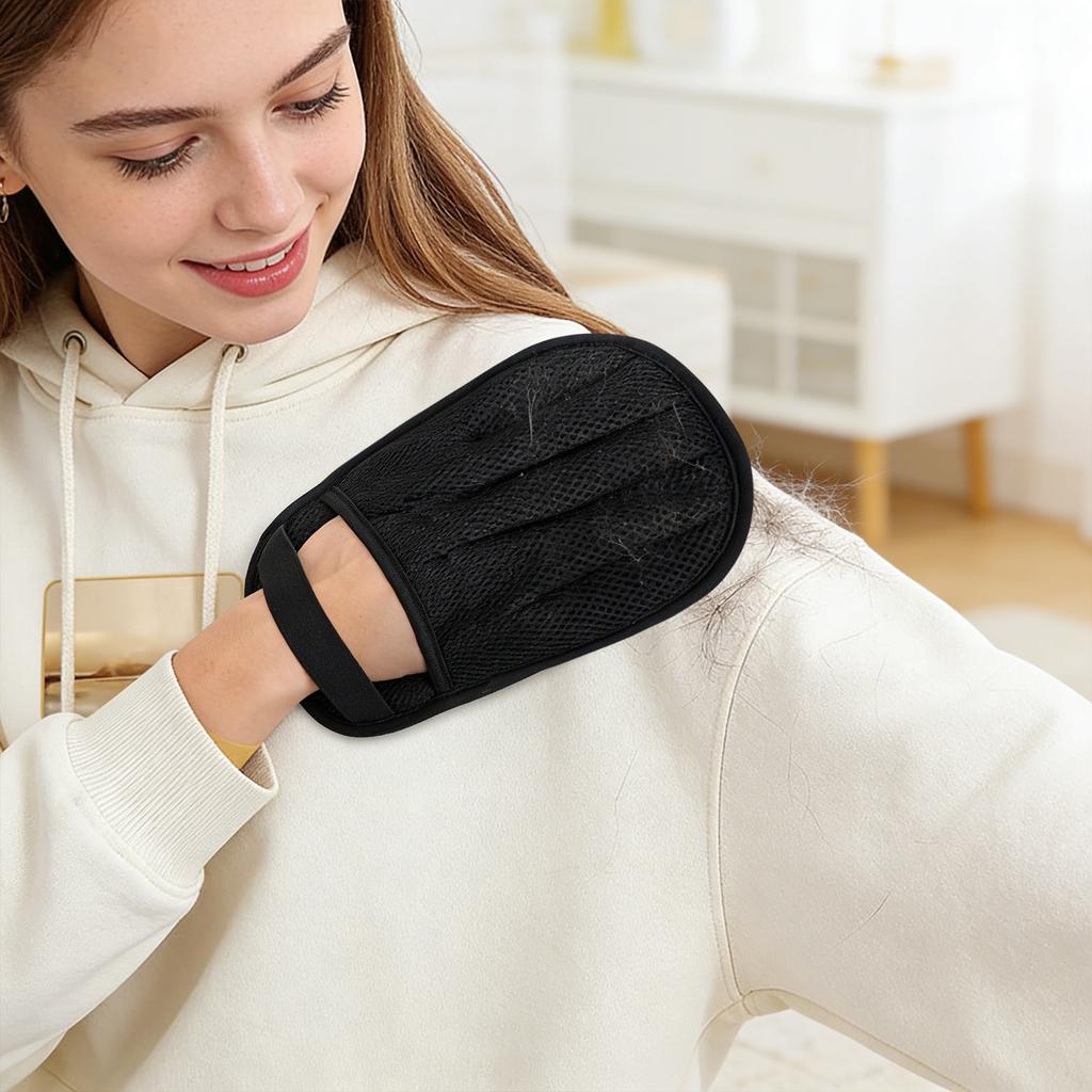 Pet Grooming Glove, Gentle Deshedding Brush Glove, Efficient Pet Hair Remover Mitt, Soft Massage Tool For Dogs & All Animals
